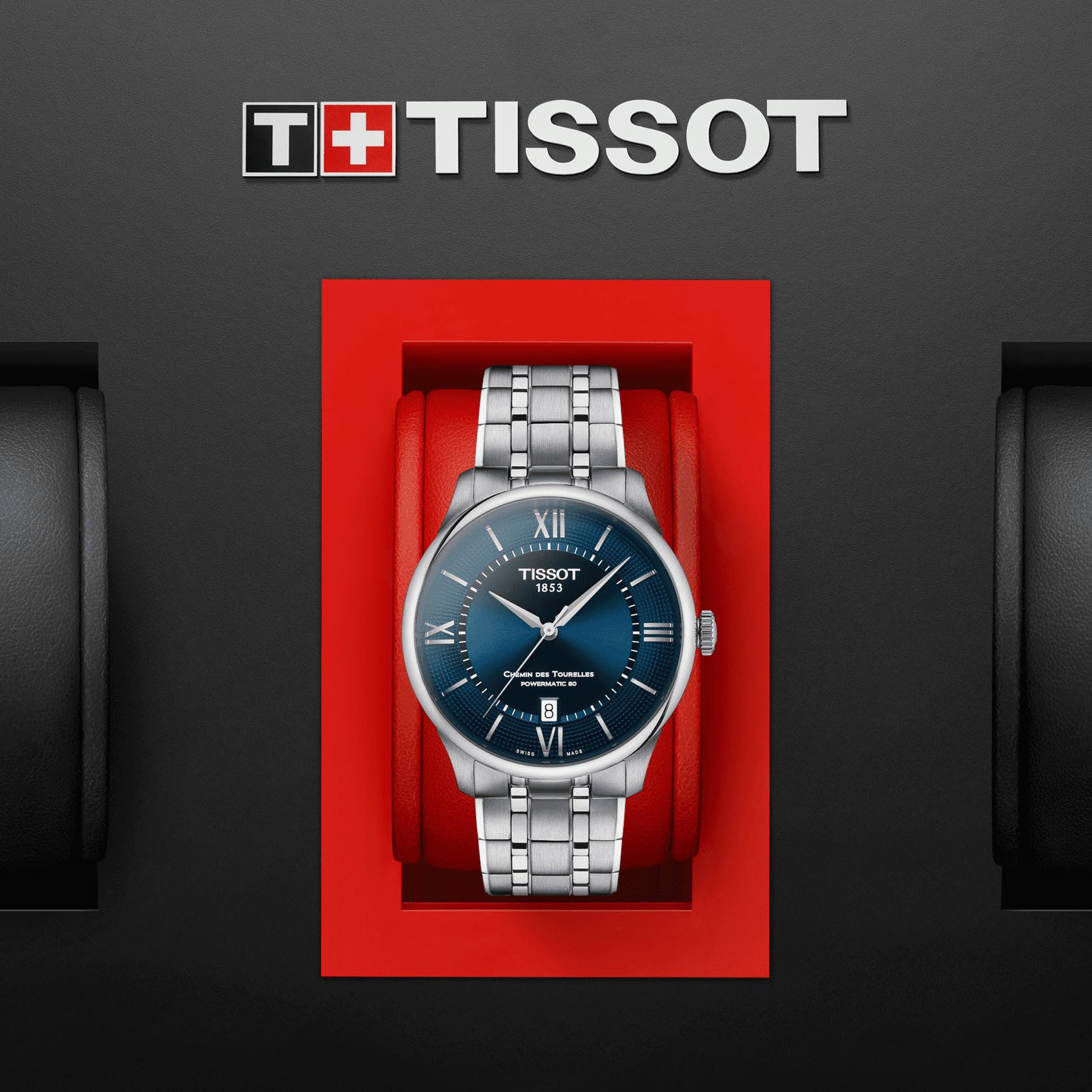 Tissot Tissot Chemin des Tourelles Powermatic 80 T139.807.11.048.00 Chemin des Tourelles - задняя крышка сталь металл корпуса, швейцария часы