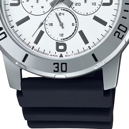 Casio Casio Collection MTP-VD300-7BUDF (MTP-VD300-7B)  - задняя крышка металл сталь корпуса, япония часы
