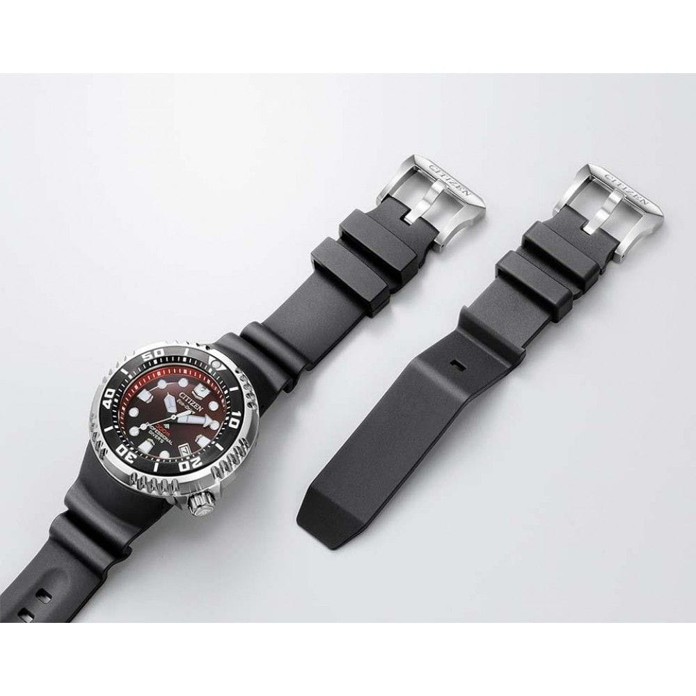 Citizen Citizen Promaster BN1024-01Z, promaster япония мужские часы на браслете каучук боковой вид