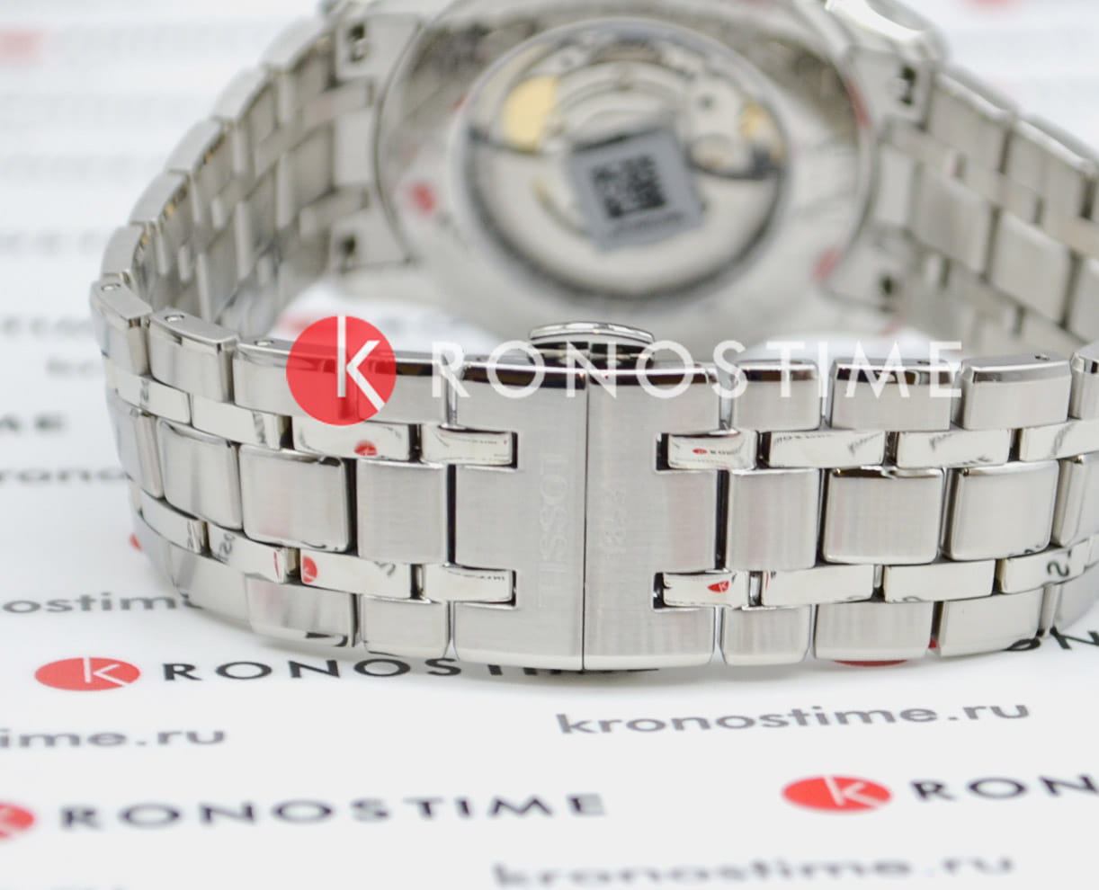 Tissot T1394071109100 мужские часы застежка крупным планом