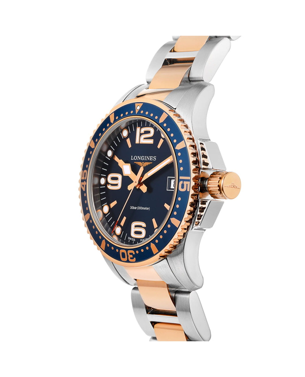 Longines Longines Hydroconquest L3.340.3.98.7 , наручные мужские часы фото под углом