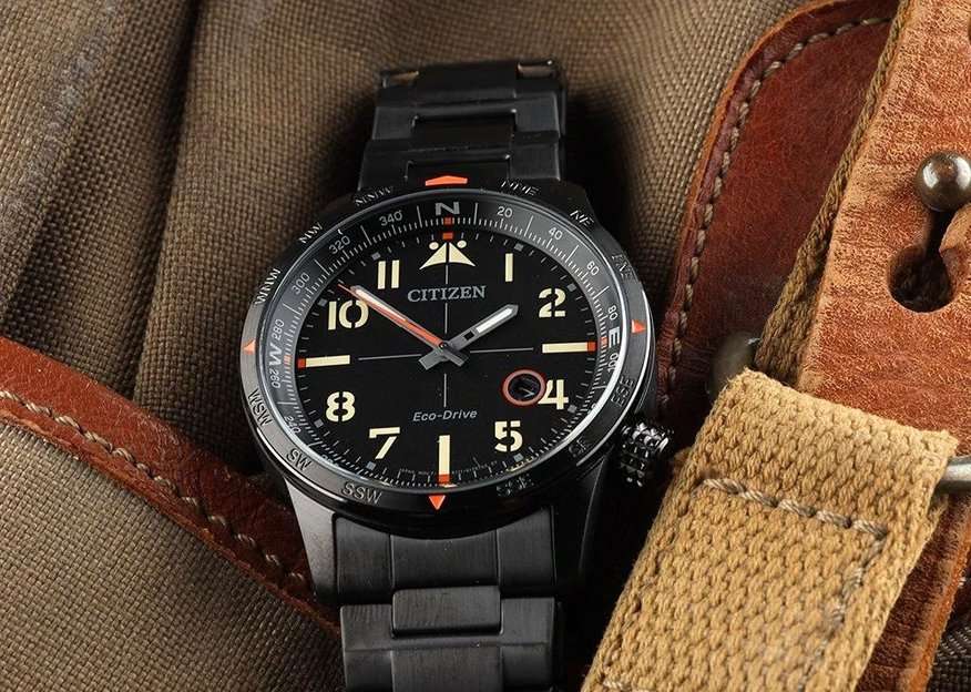 Citizen Citizen Eco-Drive BM7555-83E  - задняя крышка сталь металл корпуса, япония часы
