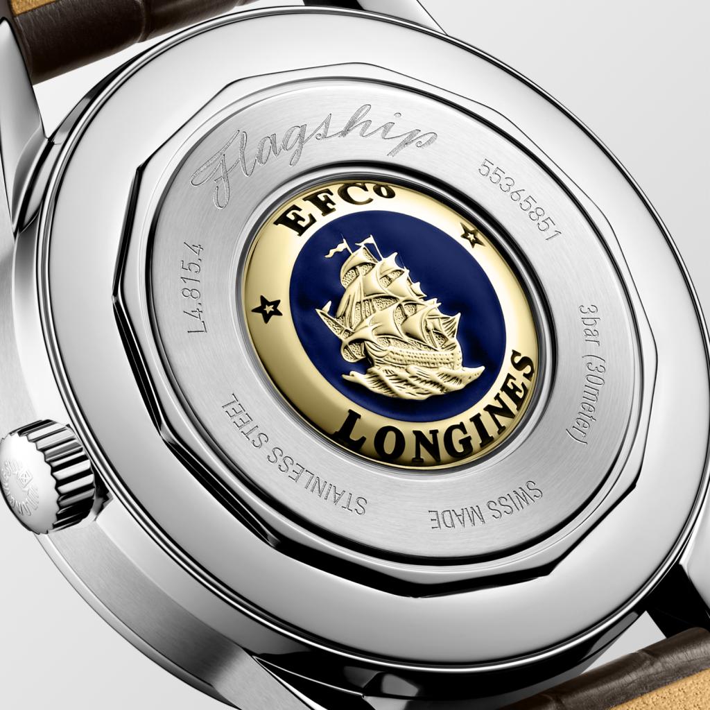 Longines Longines Flagship Heritage L4.815.4.78.2  - задняя крышка сталь металл корпуса, швейцария часы