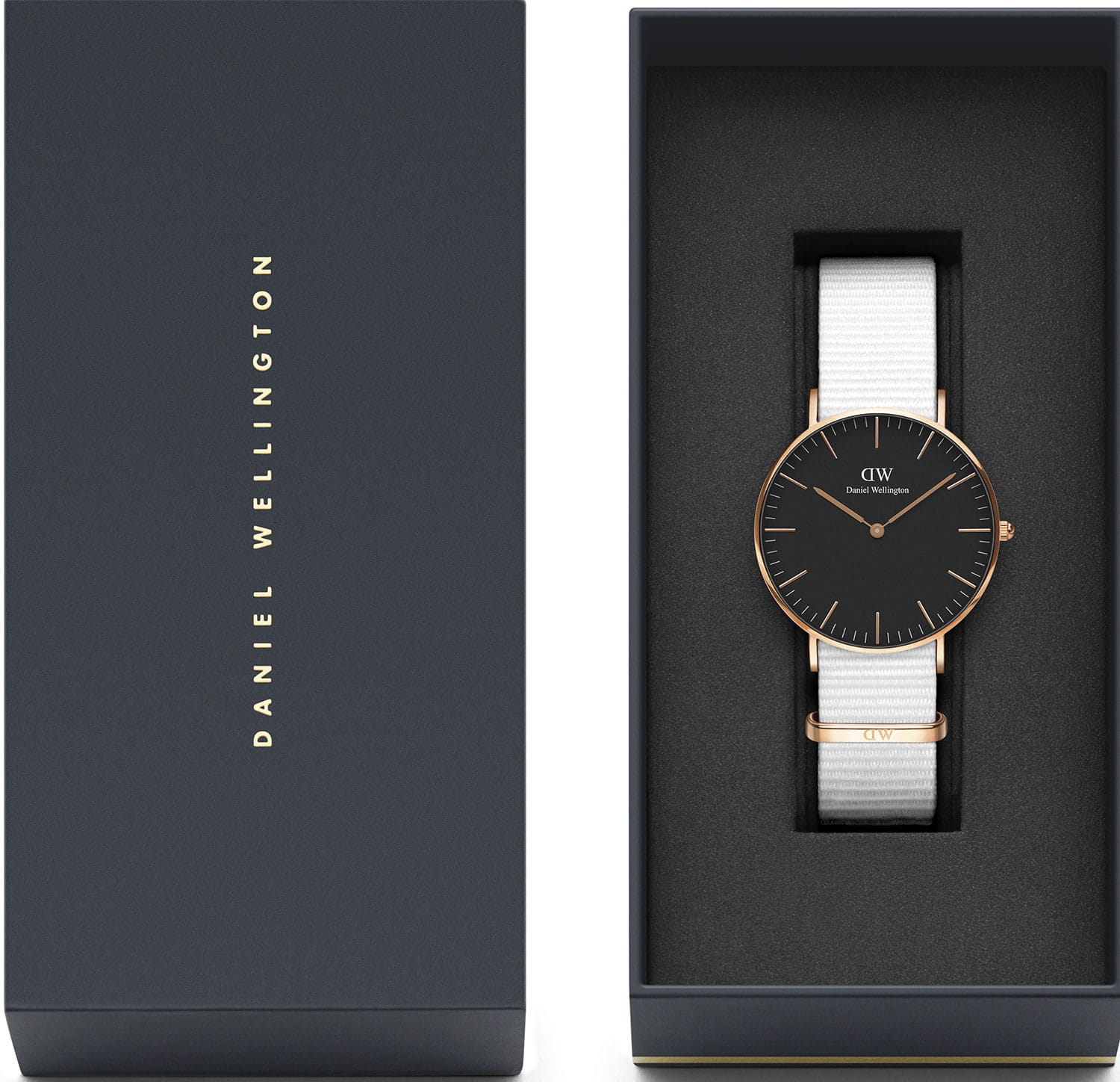 Daniel Wellington Daniel Wellington Classic Dover DW00100310 кварцевые женские часы часы крупный план черный циферблата