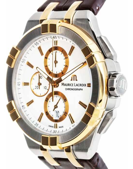 Maurice Lacroix Maurice Lacroix Aikon Chronograph AI1018-PVY11-132-1 , наручные мужские часы фото под углом