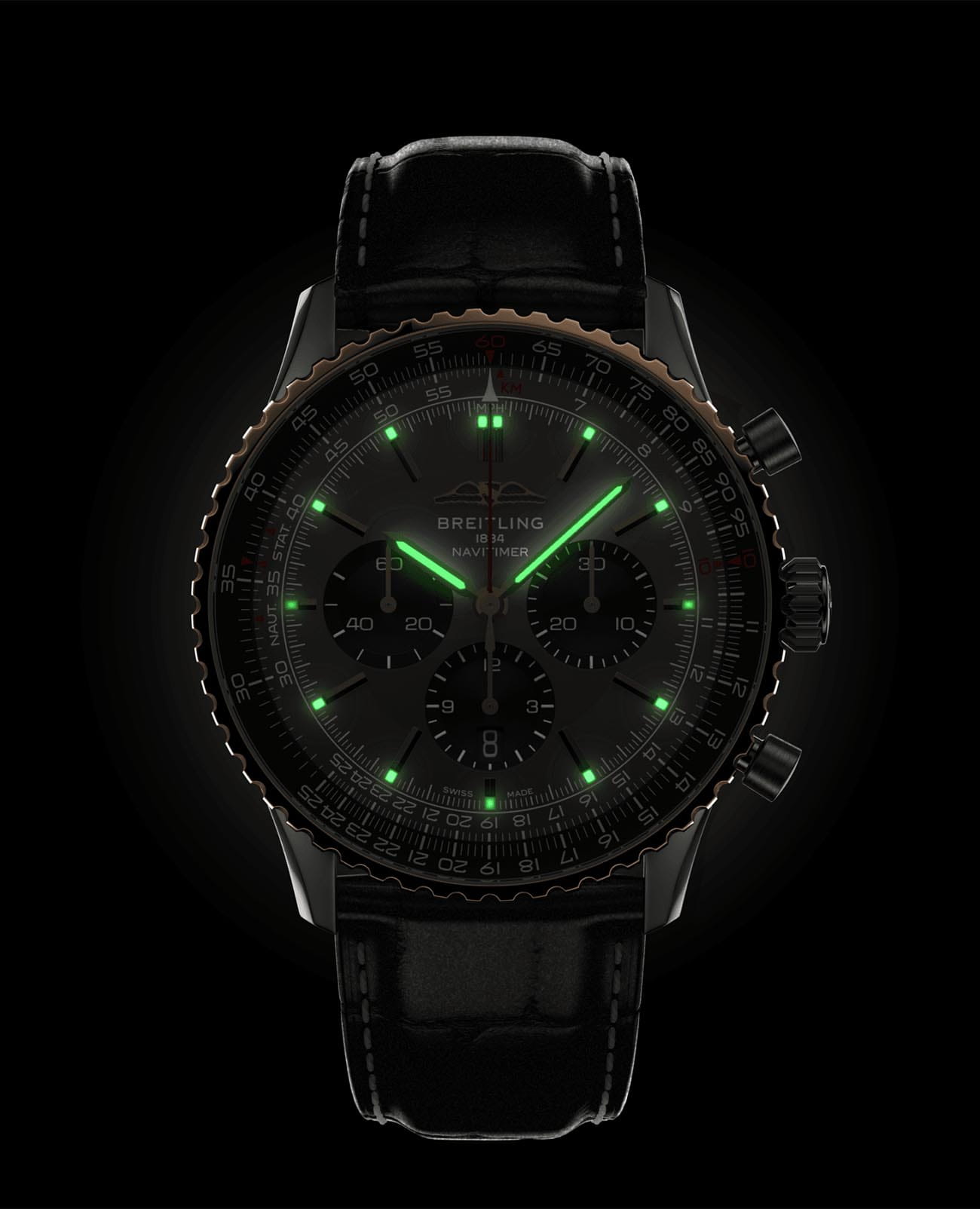 Breitling Breitling Navitimer B01 Chronograph 41 UB01371A1B1P1 мужские часы серый циферблат на запястье