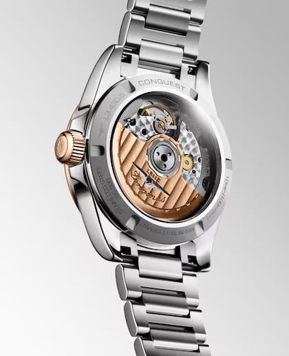 Longines Longines Conquest 34 mm L3.430.5.87.6 , наручные женские часы фото под углом