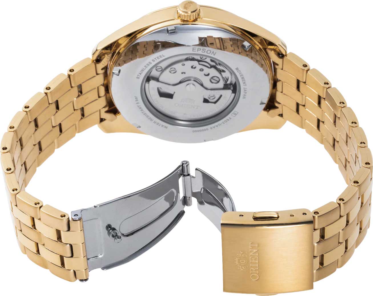 Orient Orient Contemporary RA-BA0001G (RN-BA0001G)  - задняя крышка металл сталь корпуса, япония часы