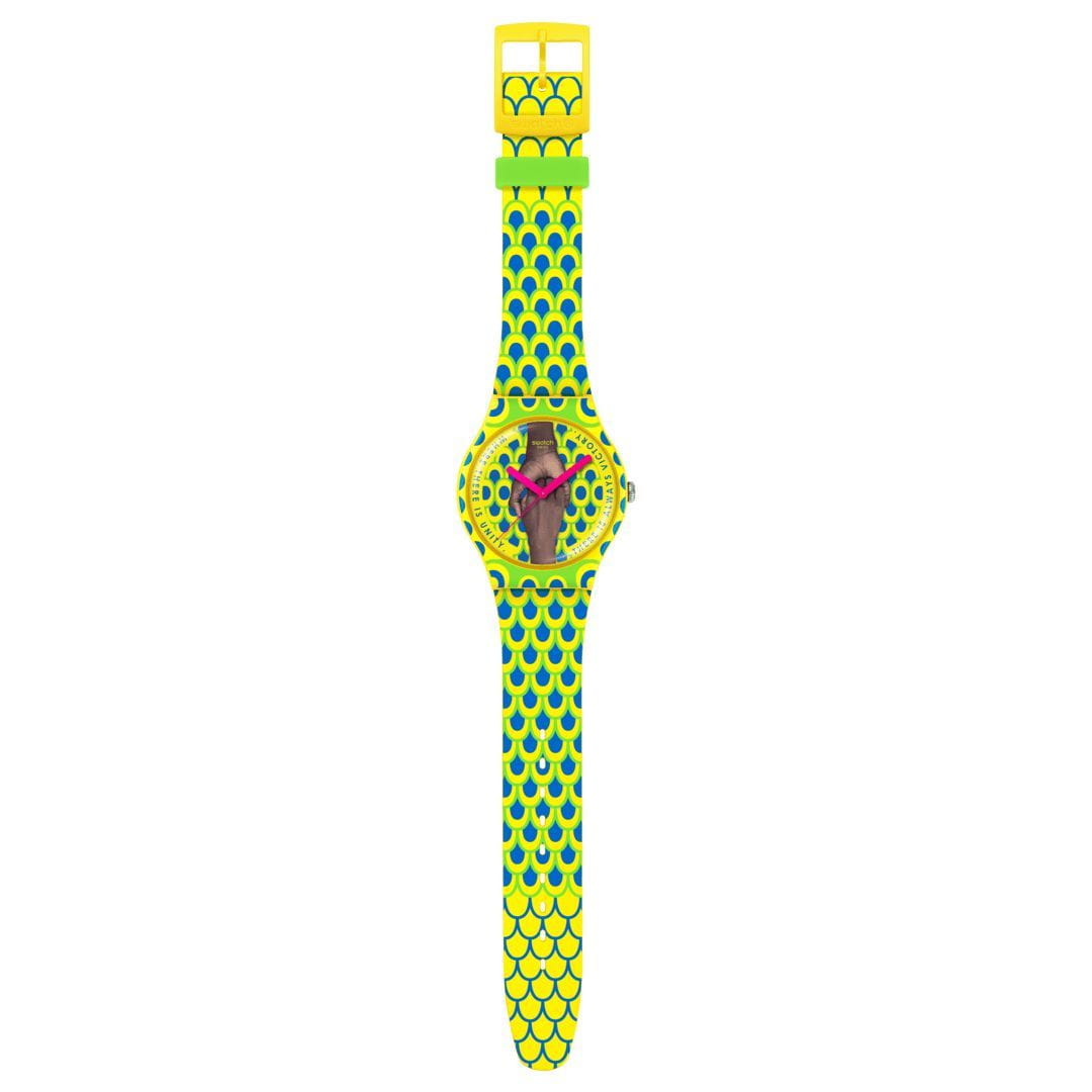 Swatch Swatch New Gent Biosourced SO29Z148, gent швейцария мужские часы на браслете силикон боковой вид