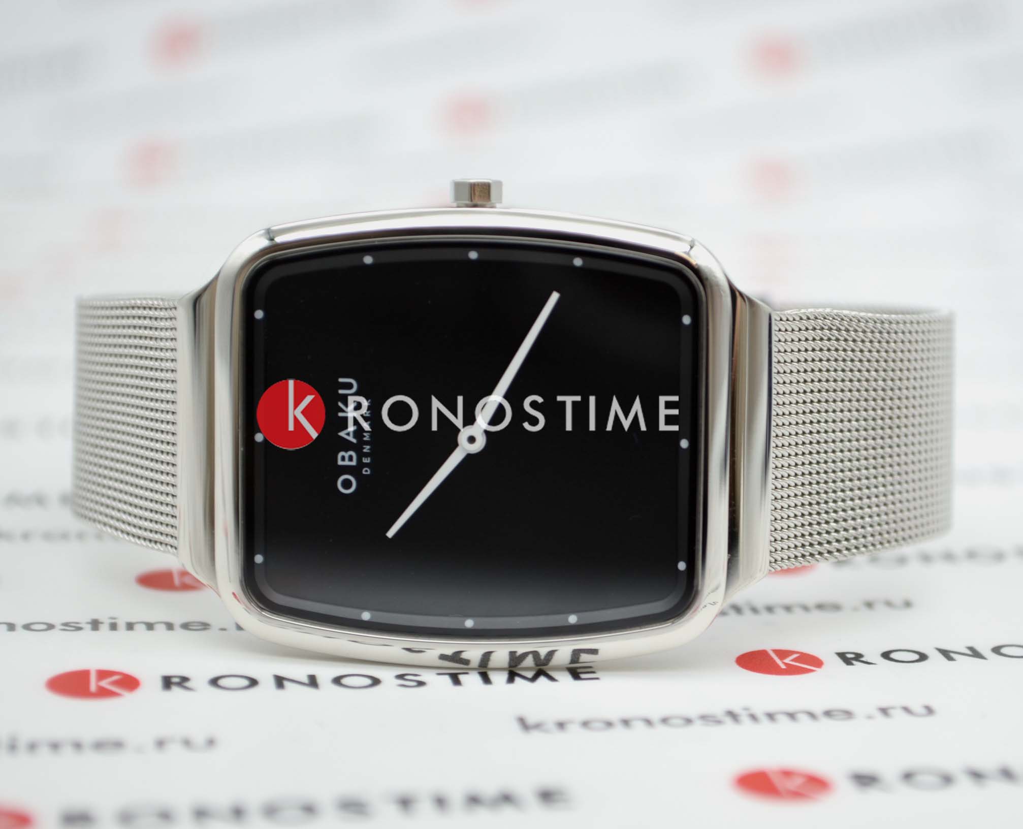 Obaku Obaku Ultra Slim V267GXCBMC мужские часы черный циферблат на запястье