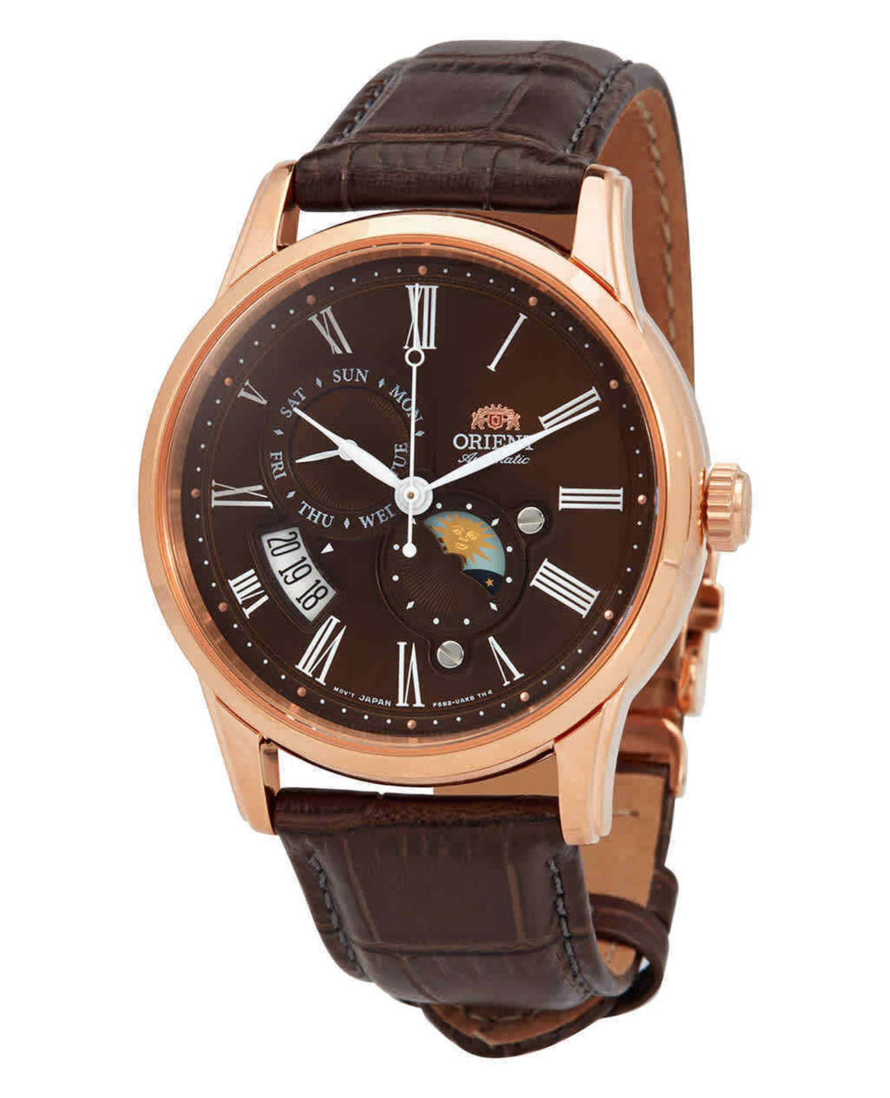 Orient Orient Sun & Moon RA-AK0009T (RN-AK0009T) , наручные мужские часы фото под углом