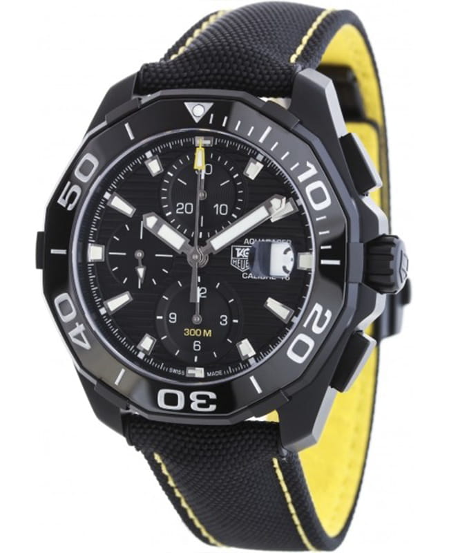 Оригинальные часы TAG Heuer TAG Heuer Aquaracer CAY218A.FC6361 механические калибр механизма calibre 16 общий вид