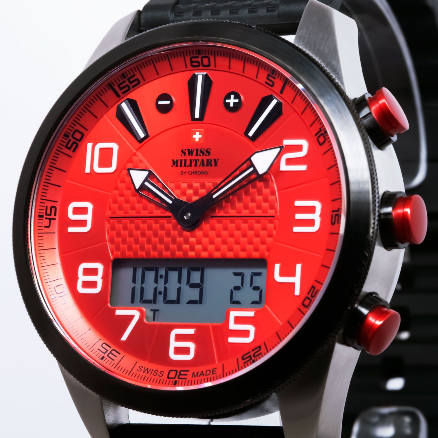 Оригинальные часы Swiss Military by Chrono Swiss Military by Chrono SM34061.02 кварцевые калибр механизма  общий вид