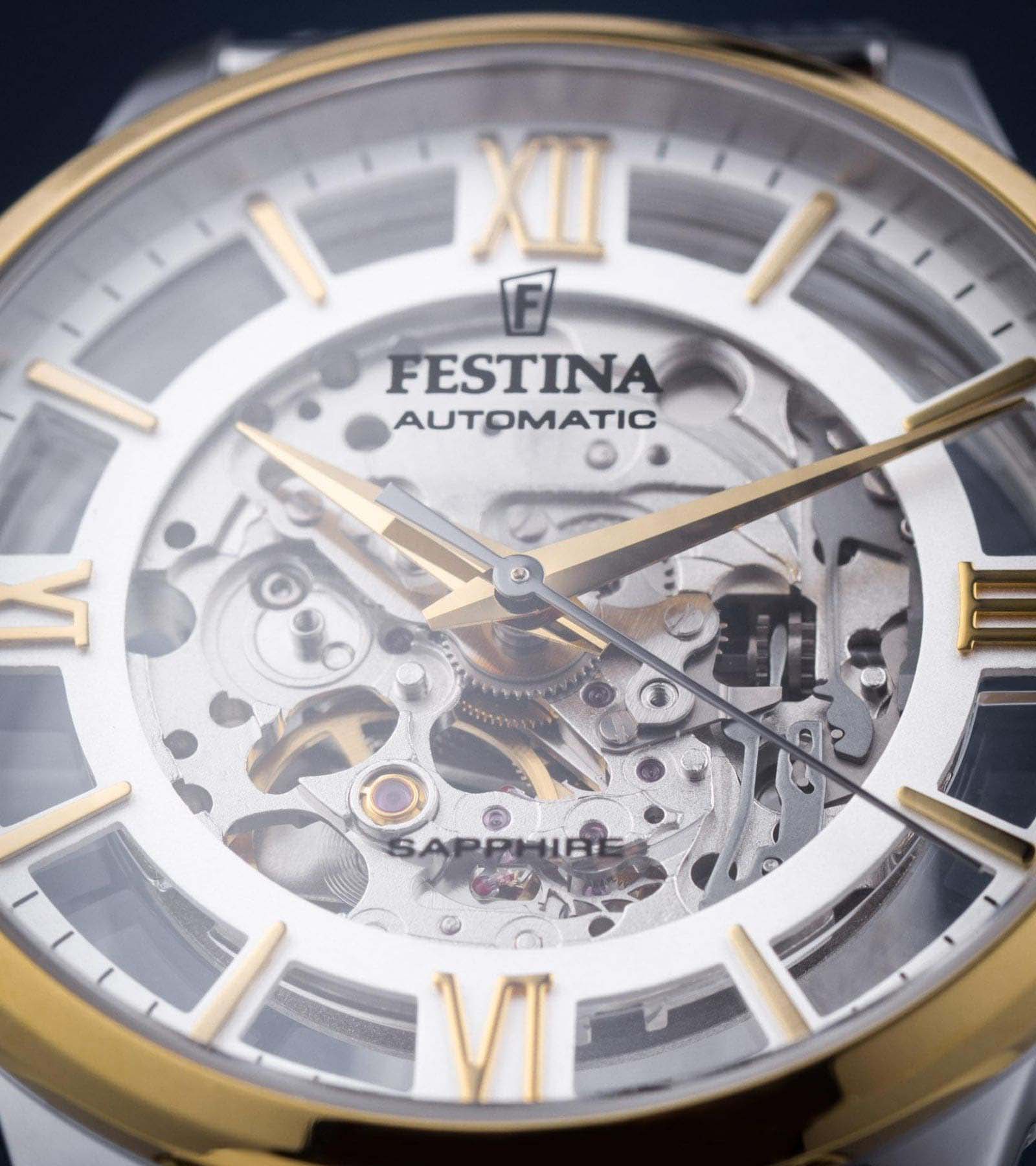 Festina Festina Automatic F20537/1 механические часы с аксессуарами мужские часы модель F20537/1