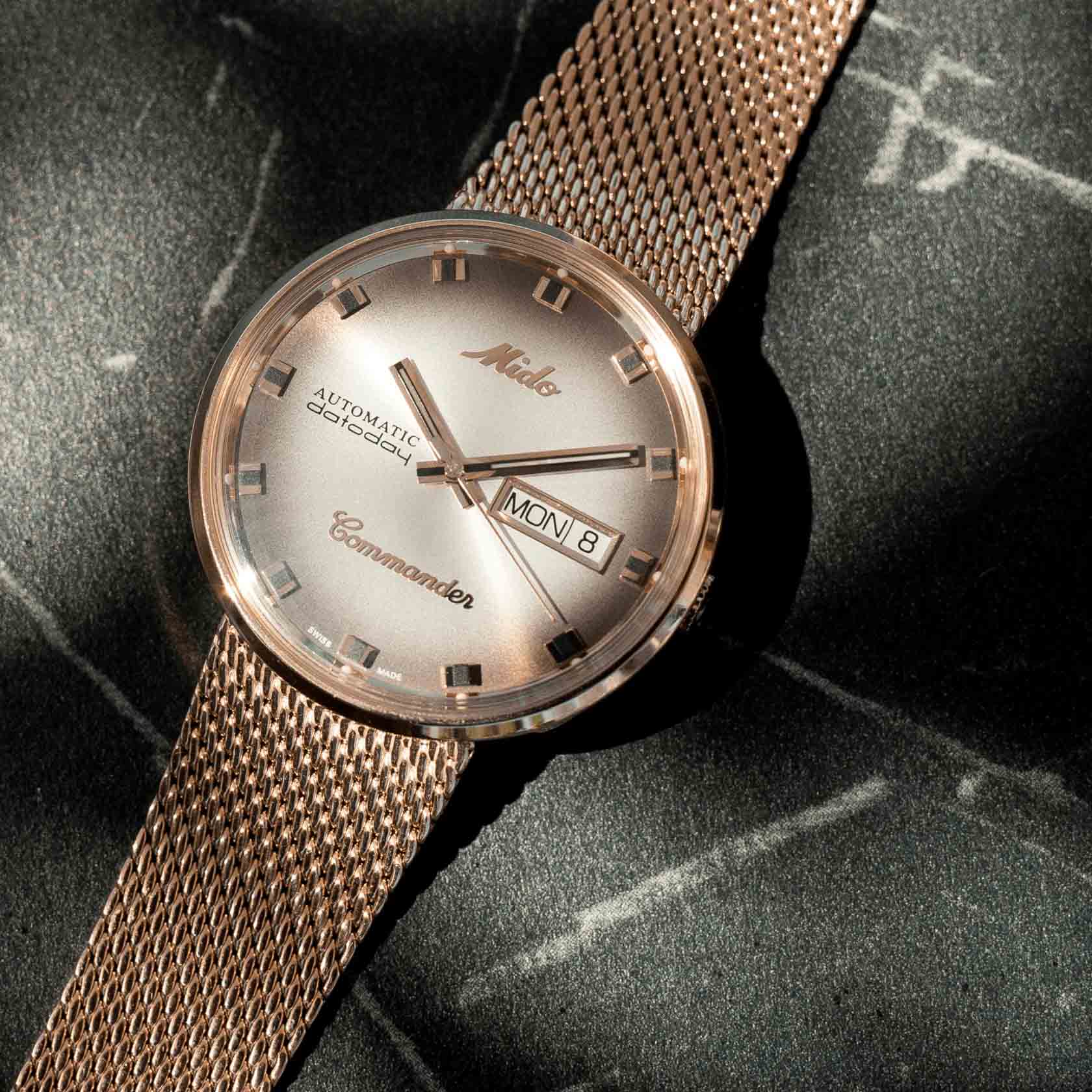 Mido Mido Commander Shade M8429.3.23.11 мужские часы серебристый циферблат на запястье
