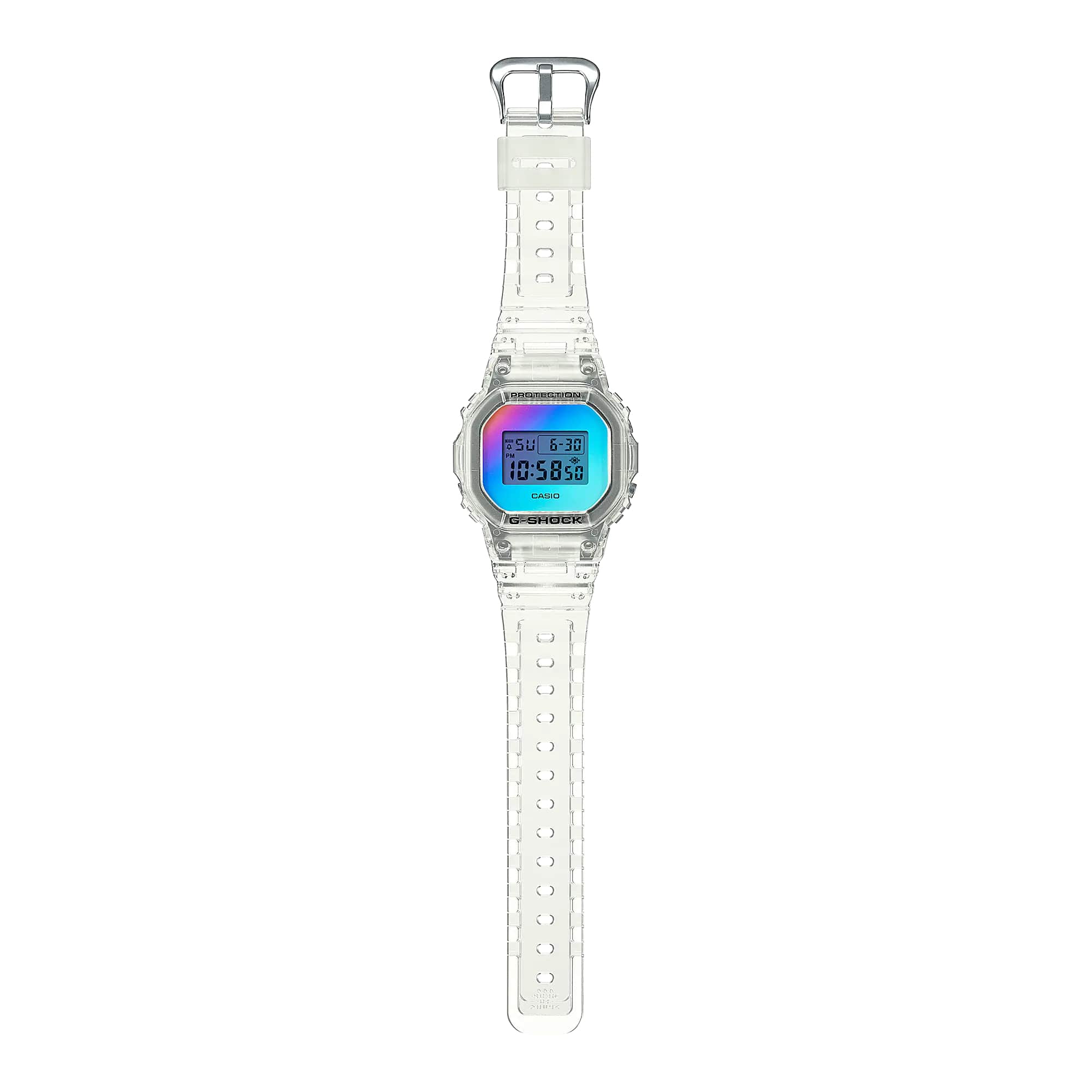 Casio Casio G-Shock DW-5600SRS-7 мужские часы  циферблат на запястье