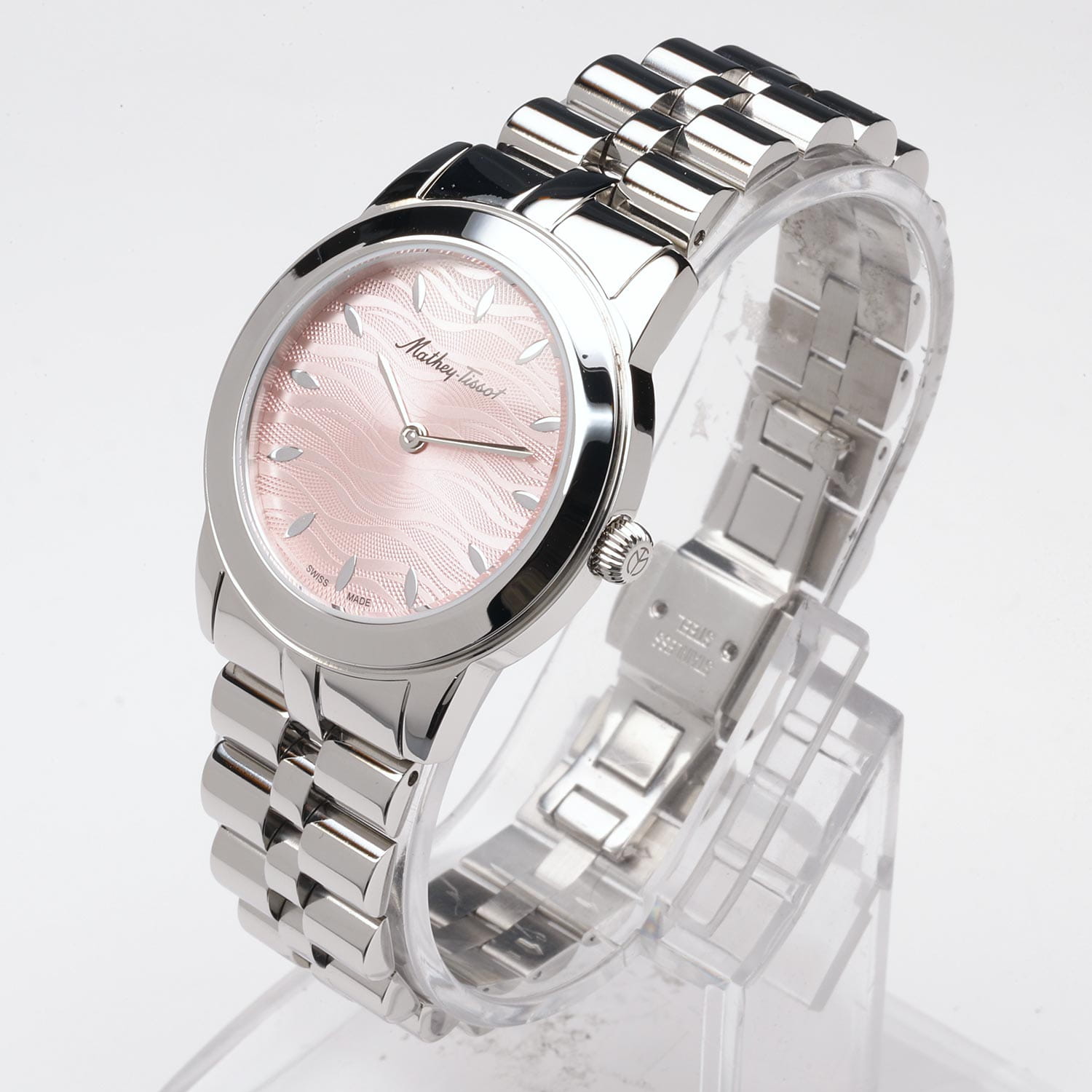 Mathey-Tissot Mathey-Tissot Artemis D10860APK кварцевые женские часы часы крупный план розовый циферблата