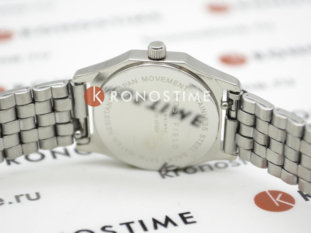 Rosefield Rosefield The Gemme GGSSS-G05  - задняя крышка металл сталь корпуса, сша часы