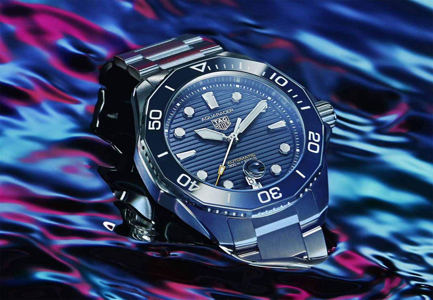 TAG Heuer TAG Heuer Aquaracer Professional 300 WBP201B.BA0632  - задняя крышка сталь корпуса, швейцария часы