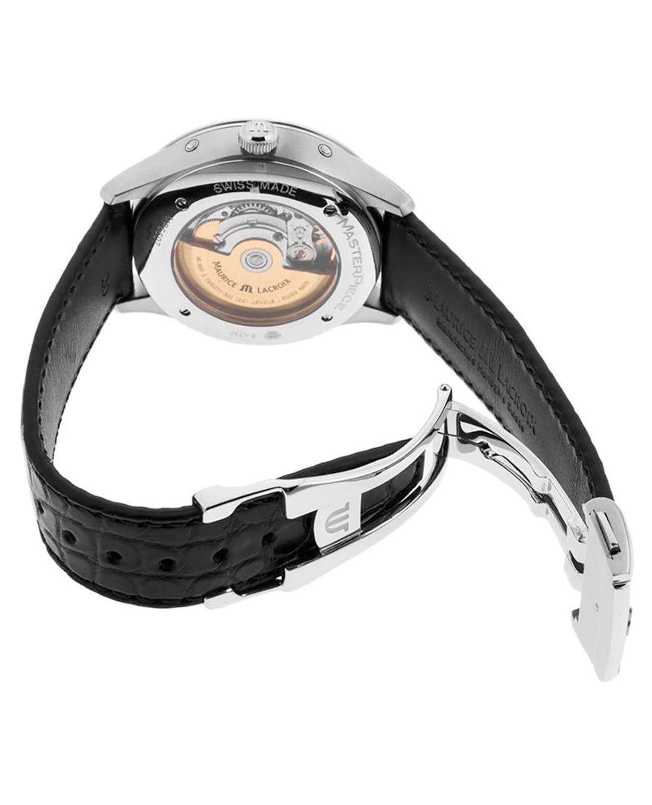 Оригинальные часы Maurice Lacroix Maurice Lacroix Masterpiece Tradition Phases de Lune MP6607-SS001-110-1 механические калибр механизма ml 37 общий вид