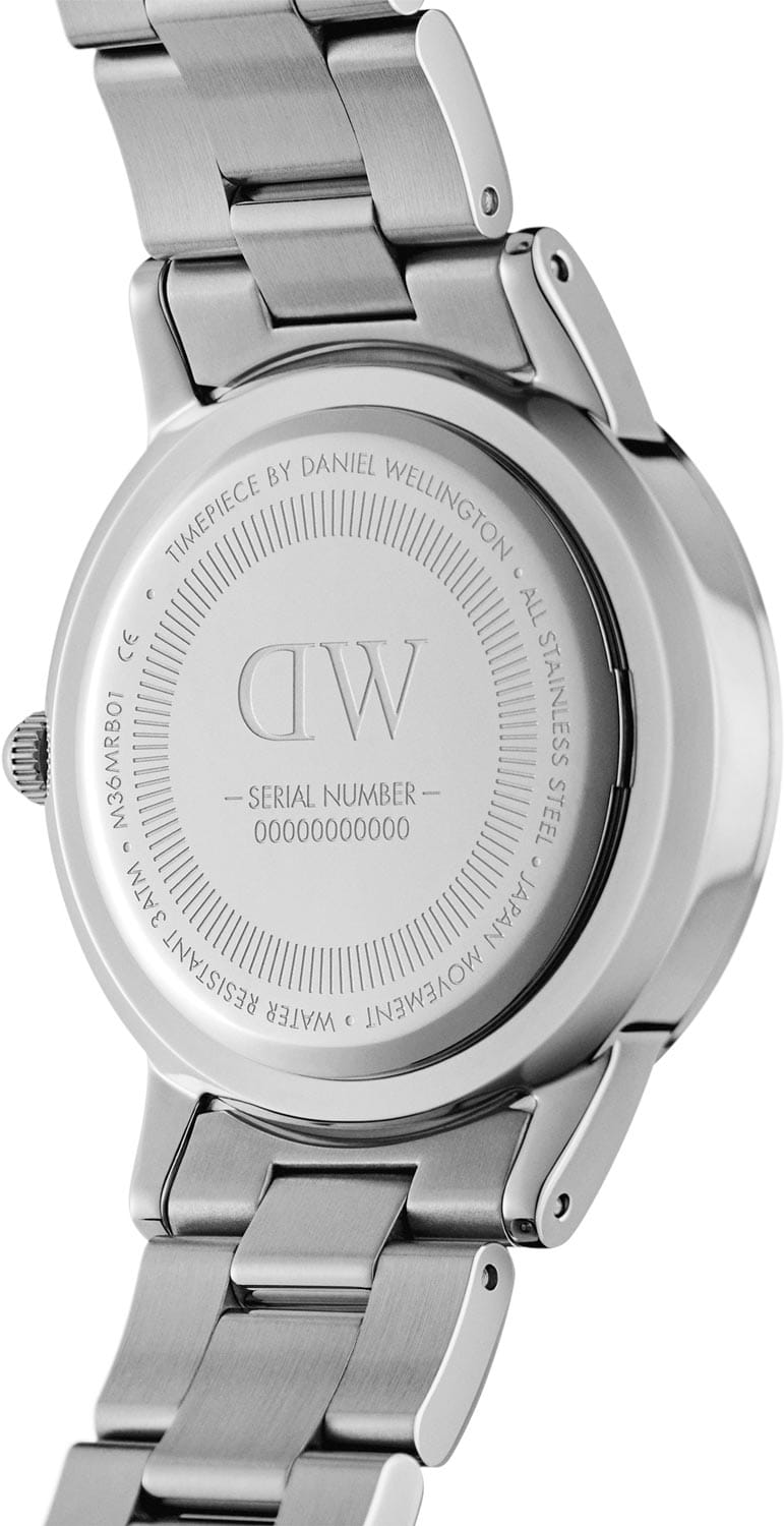 Daniel Wellington Daniel Wellington Iconic Link DW00100205 женские часы белый циферблат на запястье