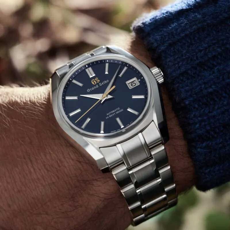 Seiko Seiko Grand Seiko SBGH273G , наручные мужские часы фото под углом