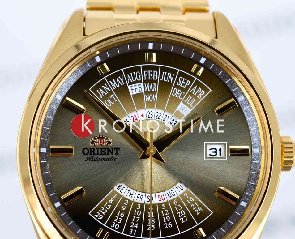 Orient Orient Contemporary RA-BA0001G (RN-BA0001G) механические мужские часы часы крупный план  циферблата