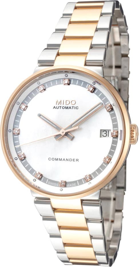 Mido Mido Commander M014.207.22.116.80 , наручные женские часы фото под углом