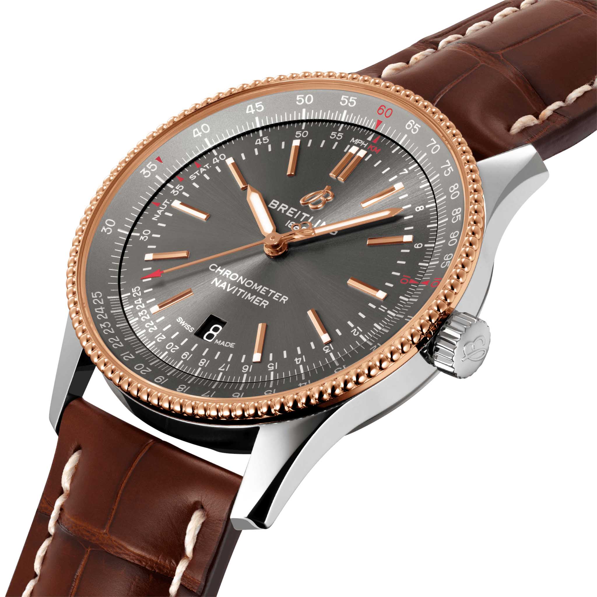 Breitling Breitling Navitimer Automatic 41 U17326121M1P2 , наручные мужские часы фото под углом