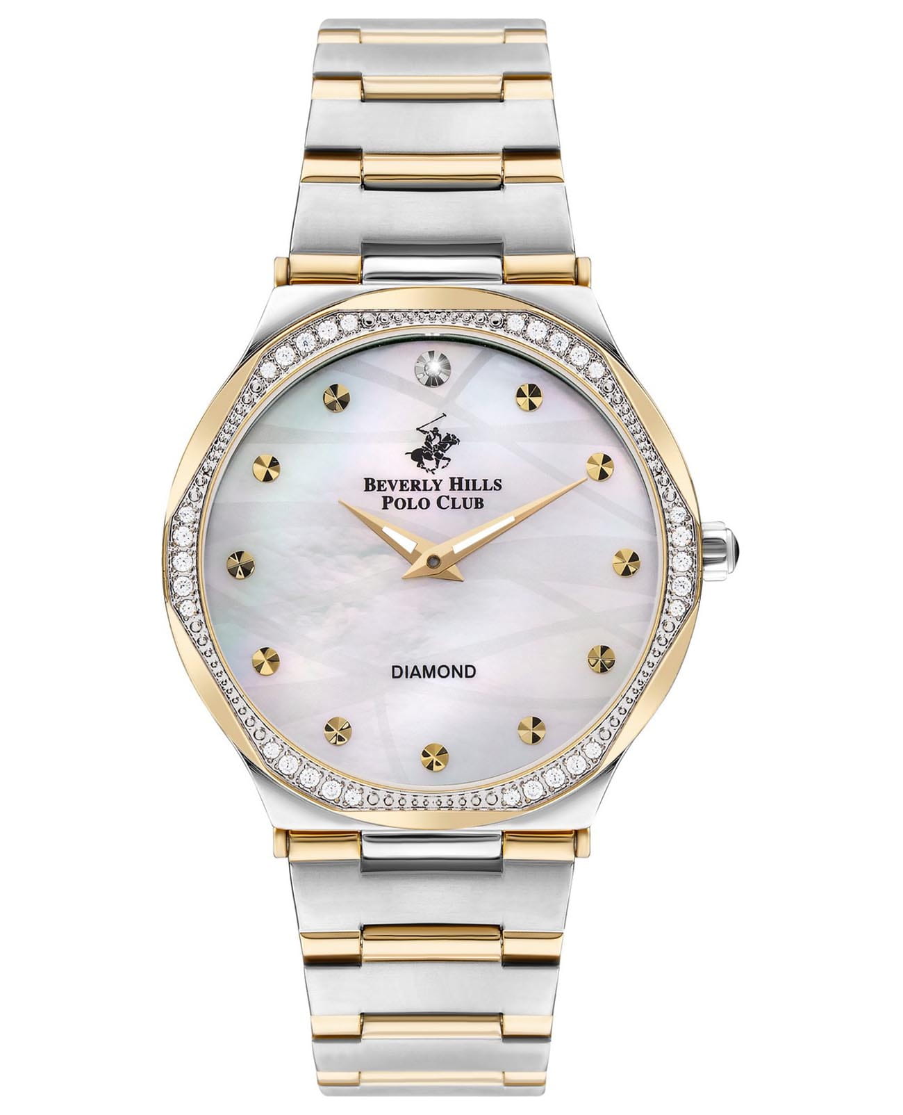 Beverly Hills Polo Club Beverly Hills Polo Club BP3399C.230  BP3399C.230 кварцевые женские часы серебристый циферблат, браслет нержавеющая сталь с ip-покрытием — вид спереди