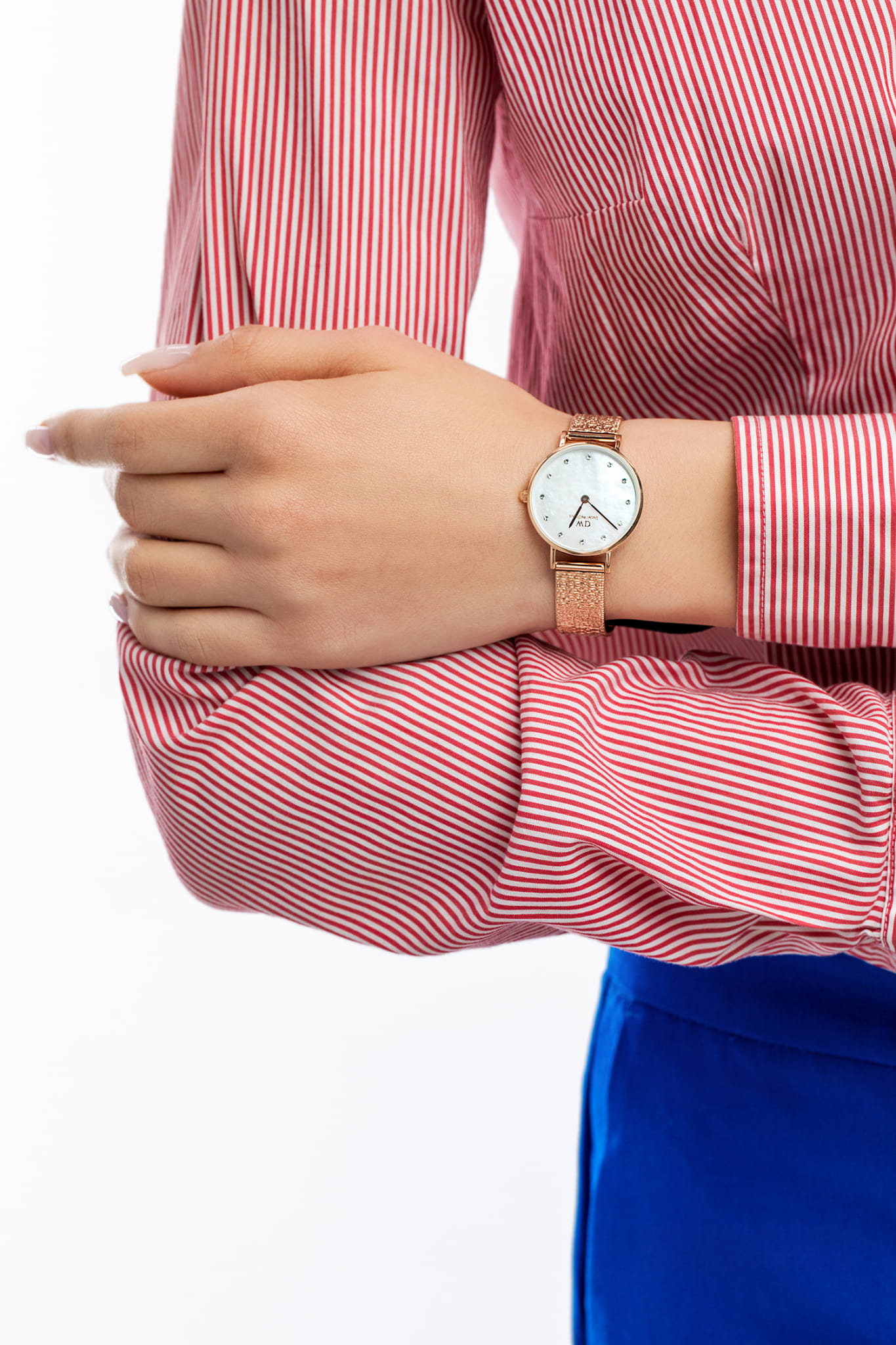 Daniel Wellington Daniel Wellington Petite Lumine Pressed Melrose DW00100590 женские часы перламутровый циферблат на запястье