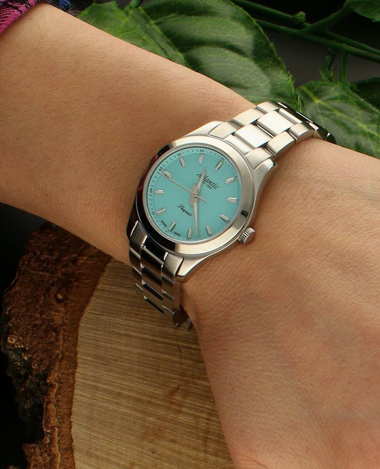 Atlantic Atlantic Seapair Ladies 20335.41.91TQ  , наручные женские часы фото под углом