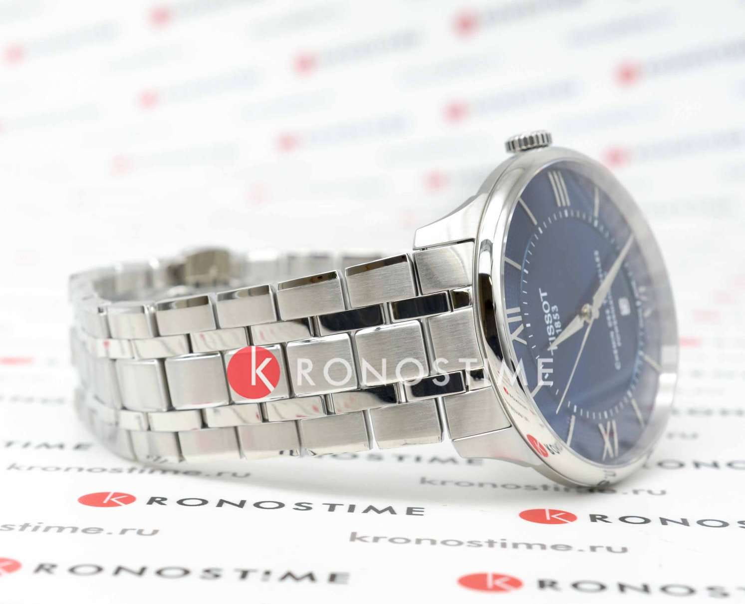 Оригинальные часы Tissot Tissot Chemin des Tourelles Powermatic 80 42mm T139.407.11.048.00 механические калибр механизма powermatic 80 общий вид