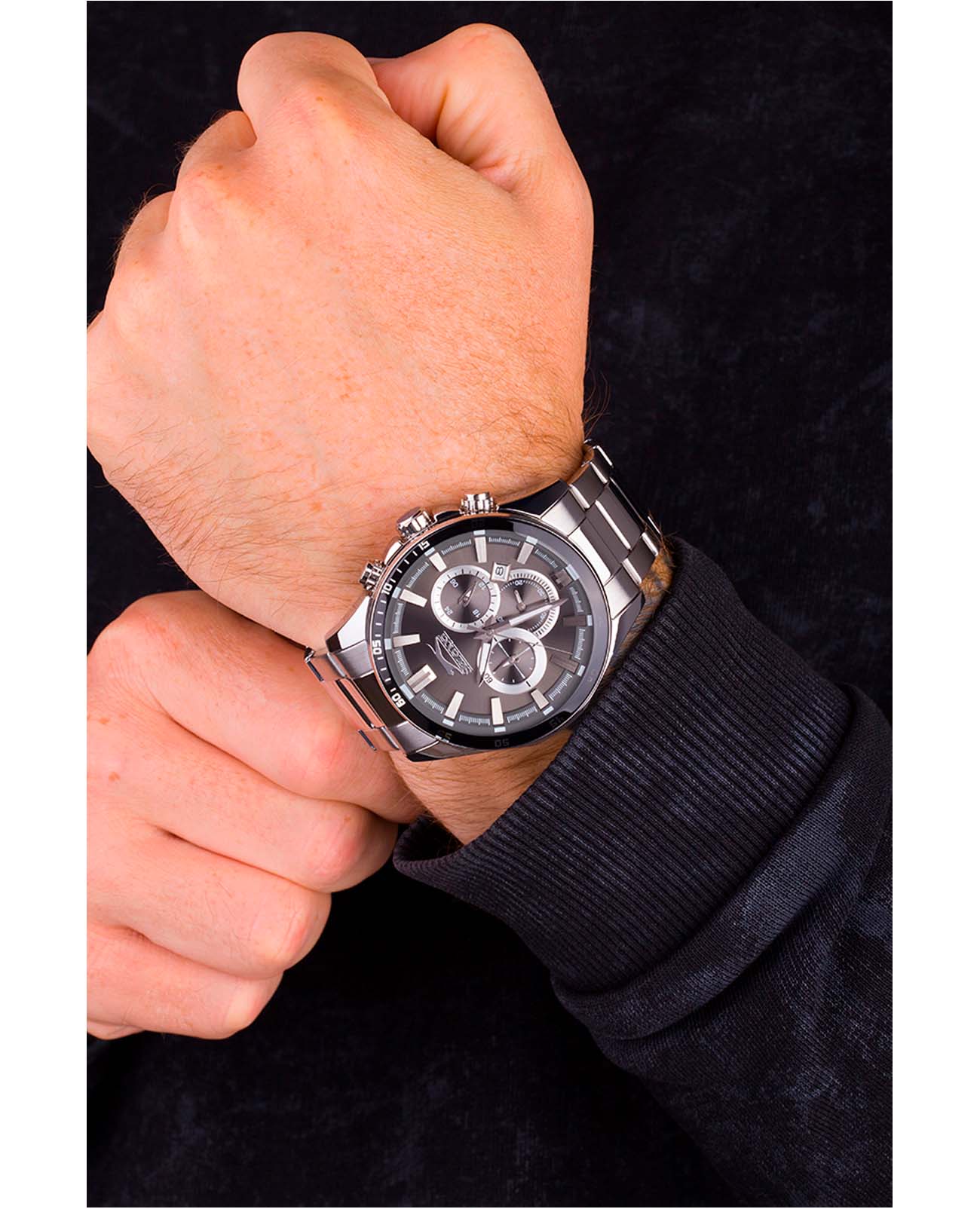 Slazenger Slazenger Sport SL.09.2078.2.01,  англия мужские часы на браслете суперметалл боковой вид