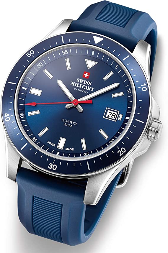 Swiss Military by Chrono Swiss Military by Chrono SM34082.08 , наручные мужские часы фото под углом