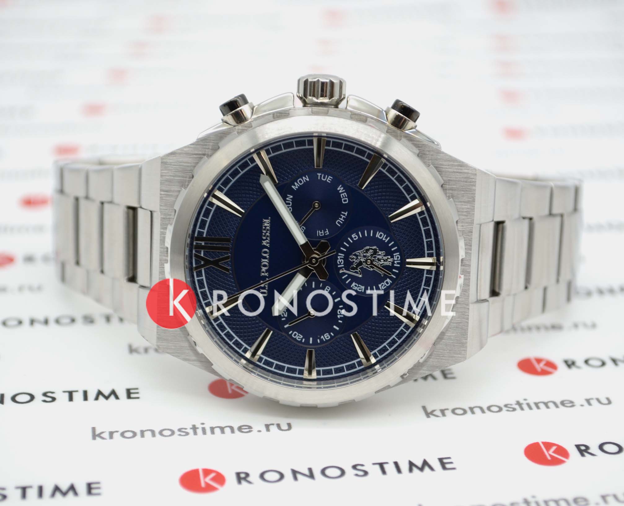 Оригинальные часы U.S. Polo Assn. U.S. Polo Assn. Crossing USPA1030-01 кварцевые калибр механизма  общий вид