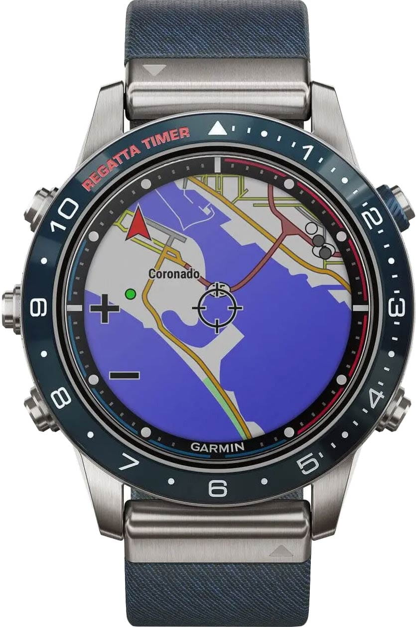 Garmin Garmin MARQ Captain 010-02006-07 электронные мужские часы часы крупный план цветной циферблата