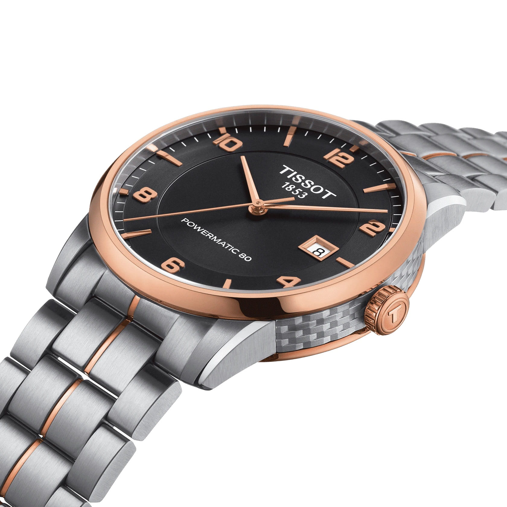 Tissot Tissot Luxury Powermatic 80 T086.407.22.067.00 мужские часы антрацитовый циферблат на запястье