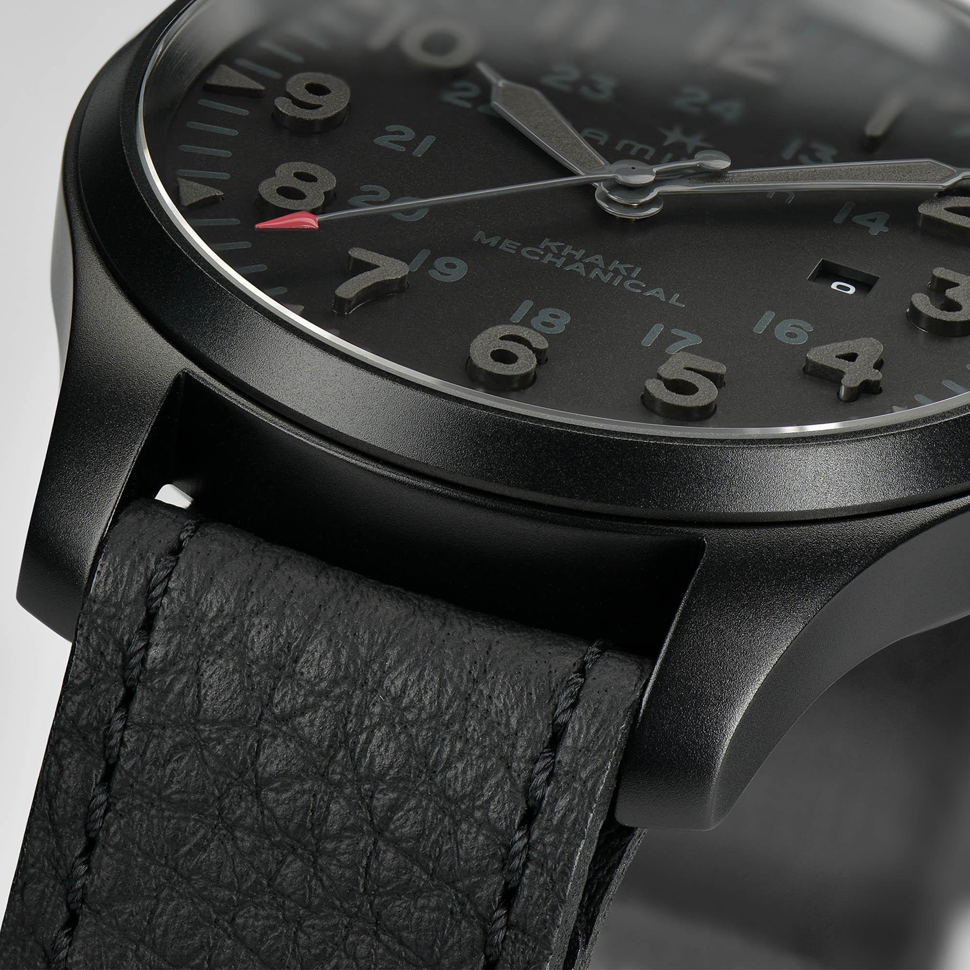 Hamilton Hamilton Khaki Field Mechanical H69809730 , наручные мужские часы фото под углом