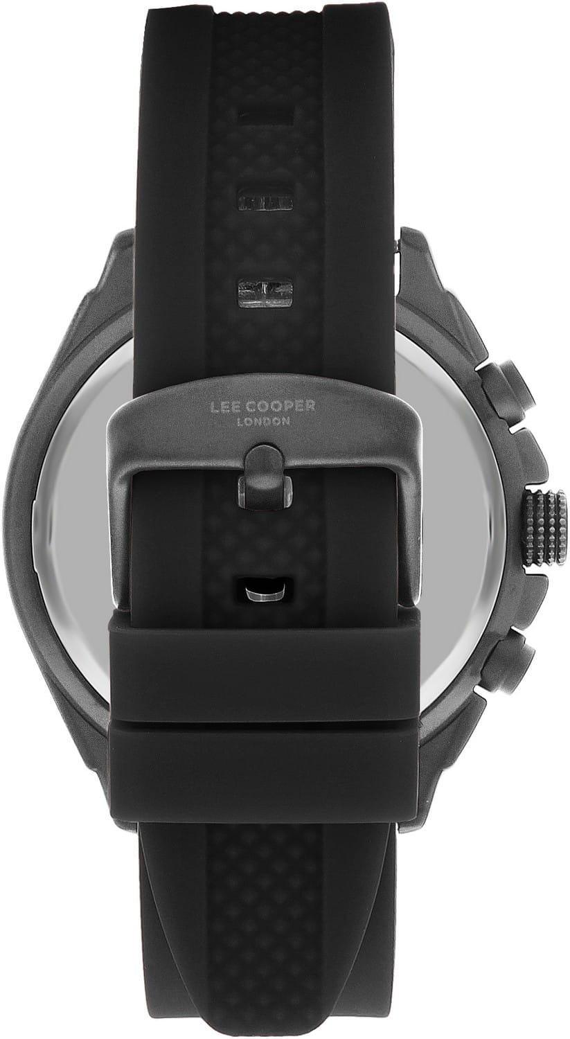 Lee Cooper Lee Cooper LC07545.051,  англия мужские часы на браслете каучук боковой вид