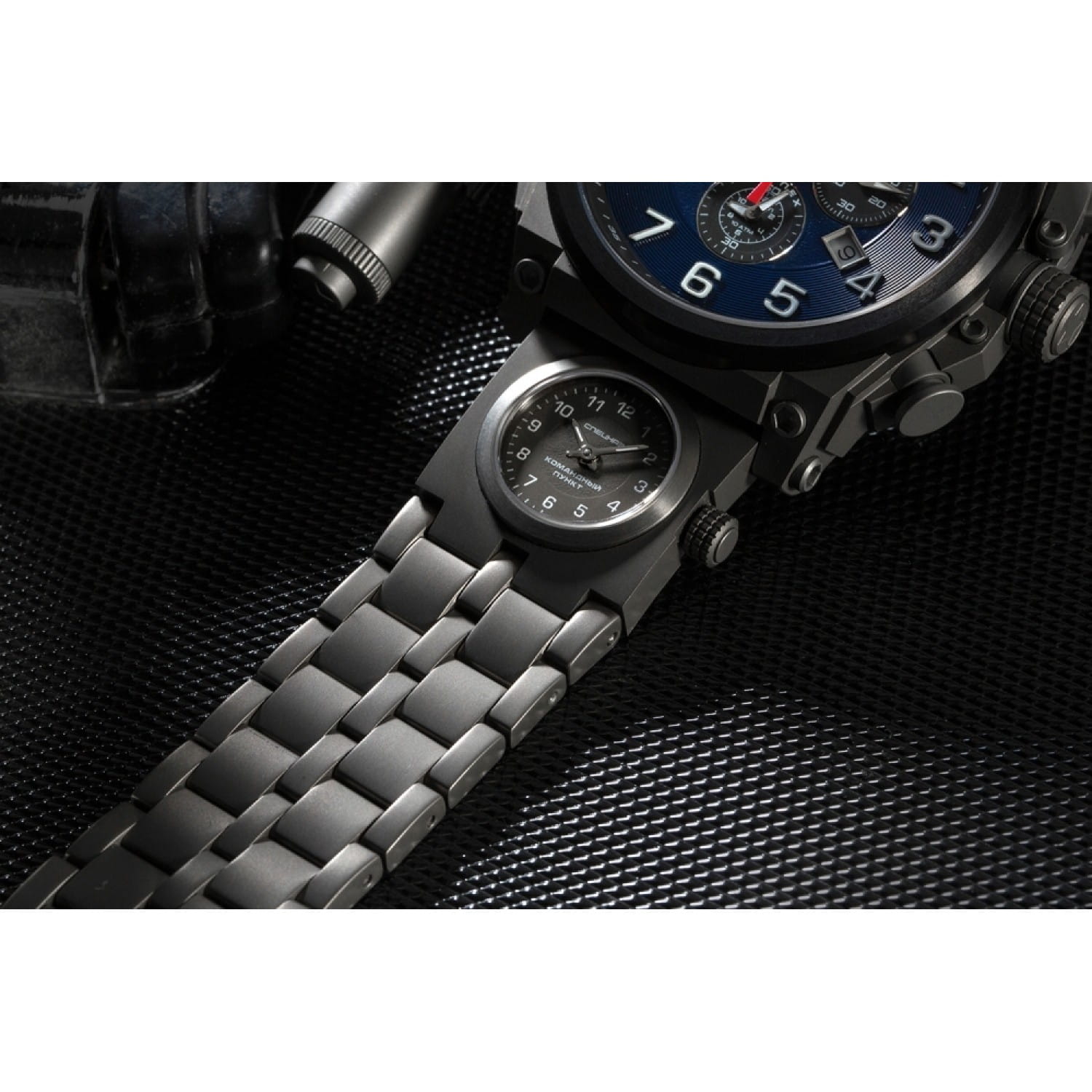 Спецназ Спецназ 5 Стихий С9157339-5130.D мужские часы синий циферблат на запястье