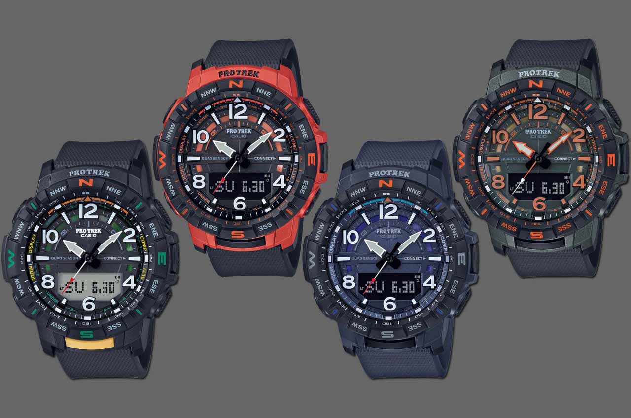 Casio Casio Pro Trek PRT-B50FE-3 PRT - задняя крышка пластик корпуса, япония часы