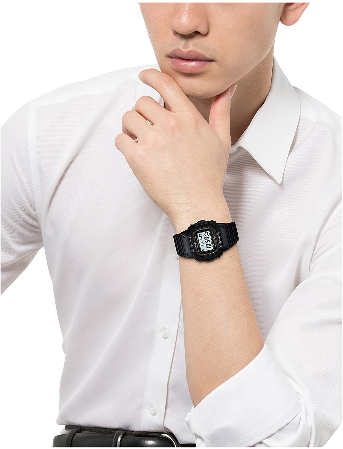 Casio Casio G-Shock GW-5000U-1E , наручные мужские часы фото под углом