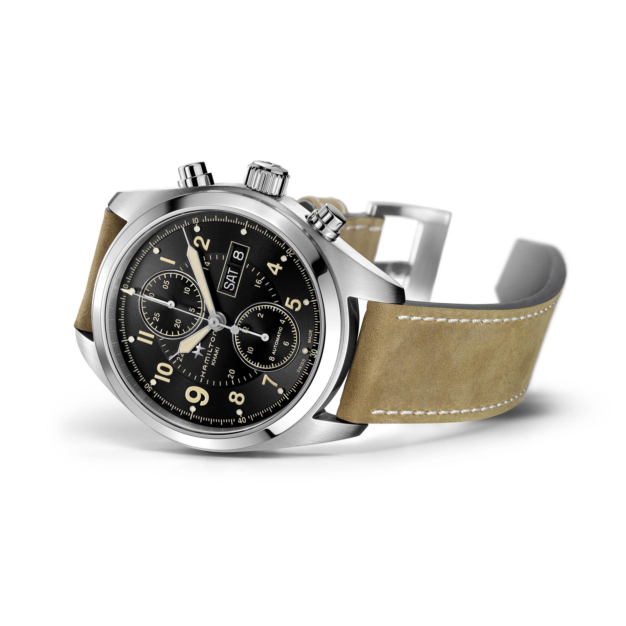 Hamilton Hamilton Khaki Field Auto Chrono H71616535  - задняя крышка сталь металл корпуса, швейцария часы