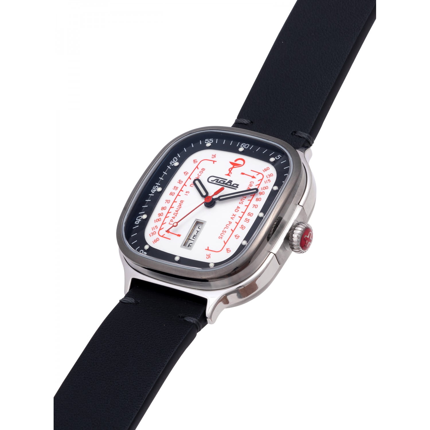 Оригинальные часы Слава Слава Доктор 3265717/300-8205 механические калибр механизма miyota 8205 общий вид