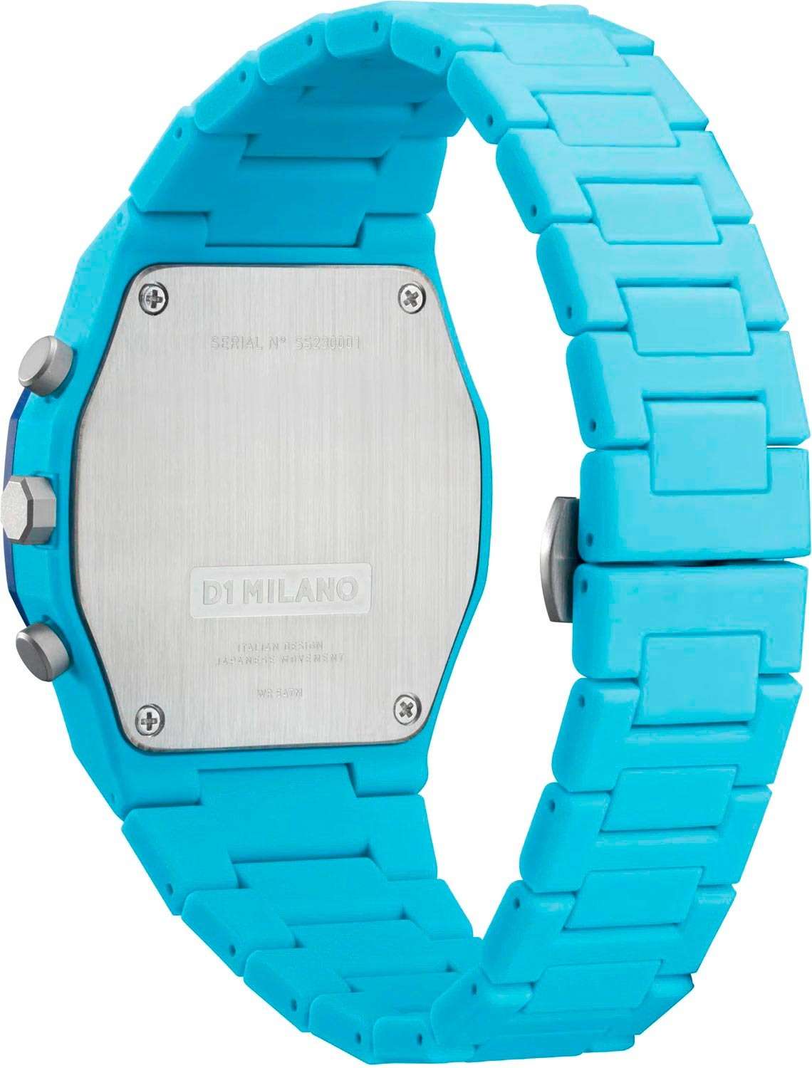 D1 Milano D1 Milano Polychrono PHBJ03,  италия мужские часы на браслете пластик боковой вид
