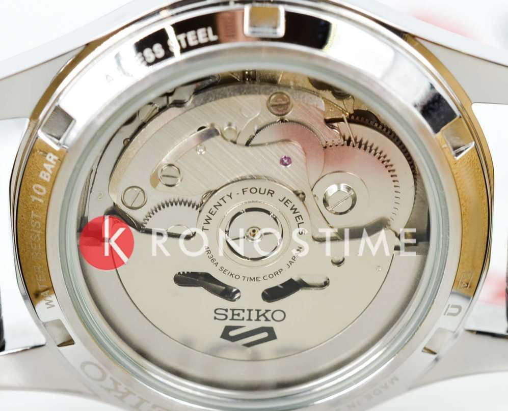 Seiko Seiko 5 Sports SRPJ89K1 механические мужские часы часы крупный план зеленый циферблата
