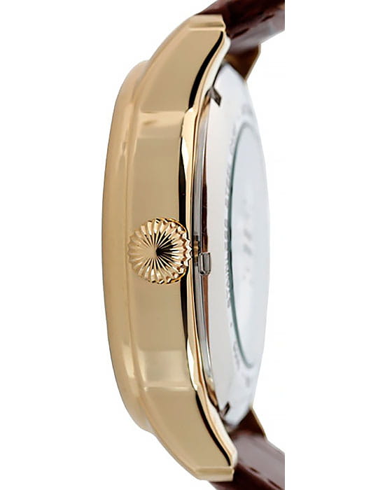 Earnshaw Earnshaw Longitude ES-8006-06,  англия мужские часы на браслете кожаный боковой вид