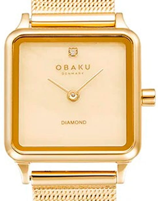 Obaku Obaku Diamond V301LXGGMG , наручные женские часы фото под углом