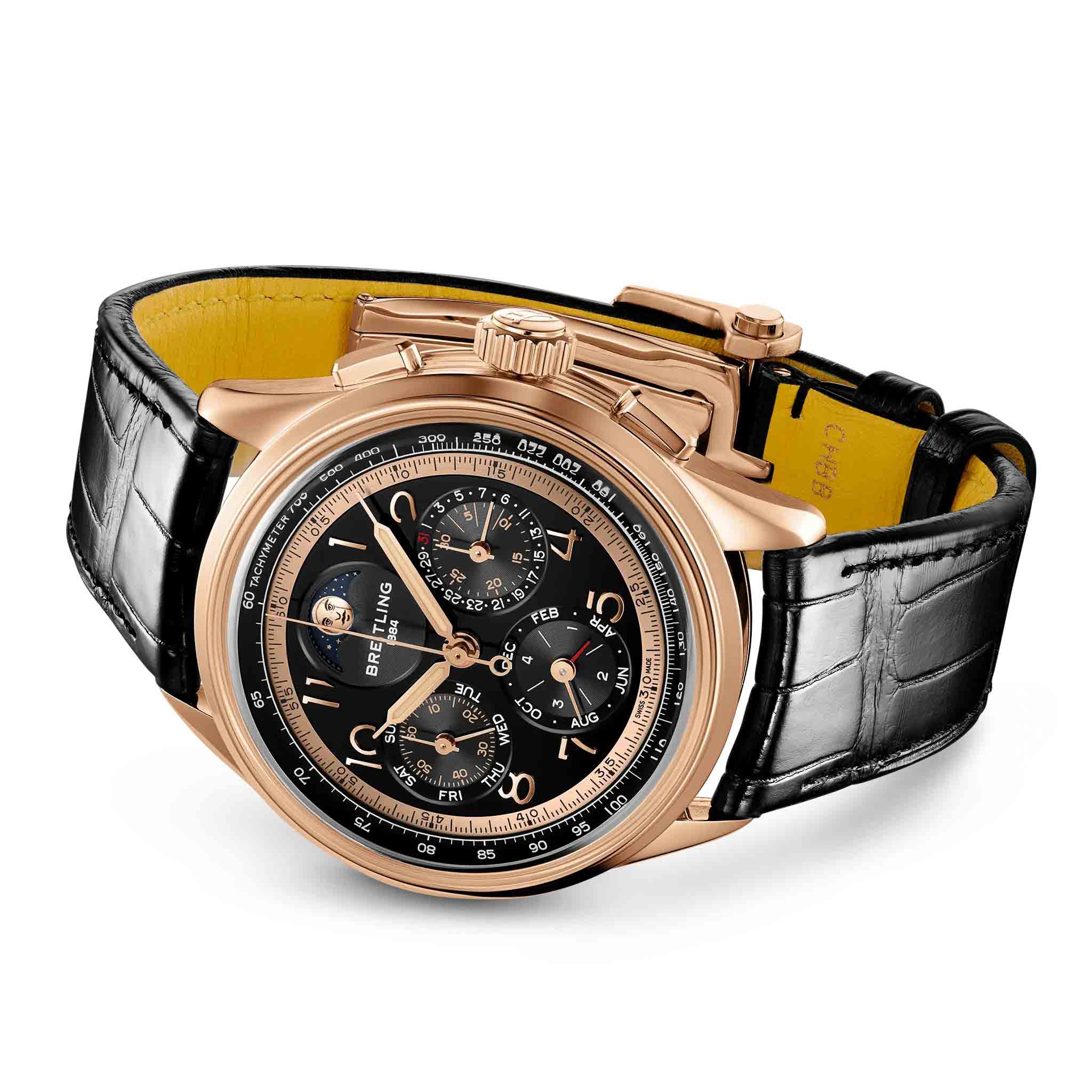 Breitling Breitling Premier B19 Datora 42 140th Anniversary RB19401A1B1P1, premier швейцария мужские часы на браслете кожаный боковой вид